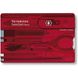 Мультитул Victorinox Swisscard, 10 функций, 82 мм, Red , блистер (VKX 07100.TB1)