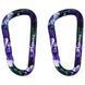 Карабін Munkees Flower Purple 6 мм x 60 мм, пара, Purple (6932057833253)