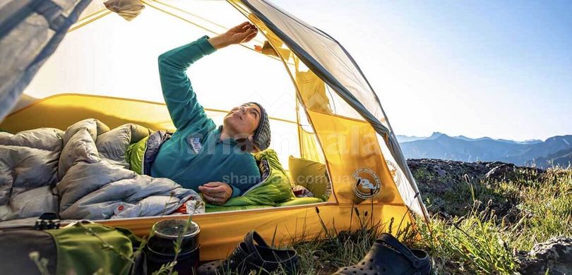 Палатка одноместная Big Agnes Tiger Wall UL1 Light, grey/yellow (TTWUL121)