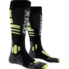 Носки X-Socks Snowboarding 4.0, Black/Grey/Phyton Yellow, 39-41 (XS WSSNW20U)