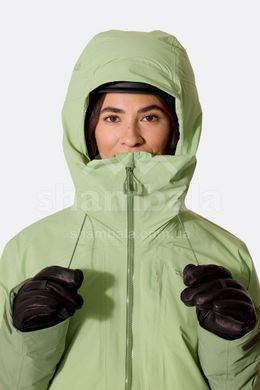 Горнолыжная женская теплая мембранная куртка Rab Novaline Jacket Wmns, Fig Green/Dark Fig Green, 12 (RB QIP-49-FDF-12)