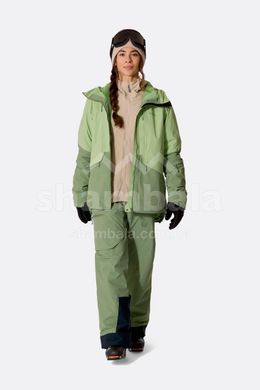 Горнолыжная женская теплая мембранная куртка Rab Novaline Jacket Wmns, Fig Green/Dark Fig Green, 12 (RB QIP-49-FDF-12)