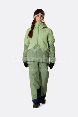 Горнолыжная женская теплая мембранная куртка Rab Novaline Jacket Wmns, Fig Green/Dark Fig Green, 12 (RB QIP-49-FDF-12)