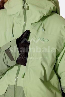 Горнолыжная женская теплая мембранная куртка Rab Novaline Jacket Wmns, Fig Green/Dark Fig Green, 12 (RB QIP-49-FDF-12)