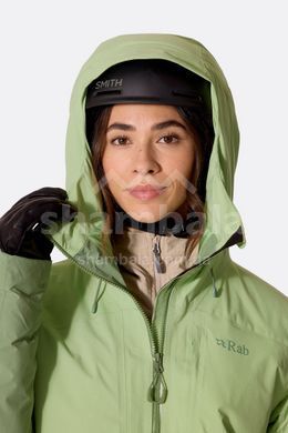 Горнолыжная женская теплая мембранная куртка Rab Novaline Jacket Wmns, Fig Green/Dark Fig Green, 12 (RB QIP-49-FDF-12)