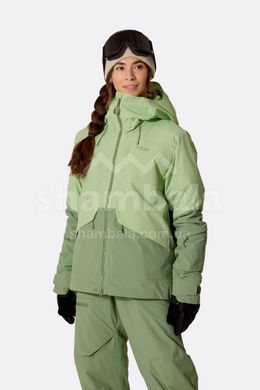 Горнолыжная женская теплая мембранная куртка Rab Novaline Jacket Wmns, Fig Green/Dark Fig Green, 12 (RB QIP-49-FDF-12)