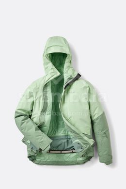 Горнолыжная женская теплая мембранная куртка Rab Novaline Jacket Wmns, Fig Green/Dark Fig Green, 12 (RB QIP-49-FDF-12)