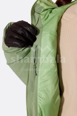 Горнолыжная женская теплая мембранная куртка Rab Novaline Jacket Wmns, Fig Green/Dark Fig Green, 12 (RB QIP-49-FDF-12)