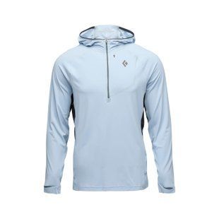 Кофта чоловіча з рукавом реглан Black Diamond M Alpenglow Pro Hoody, Fog Blue, L (BD 7520934051LRG1)