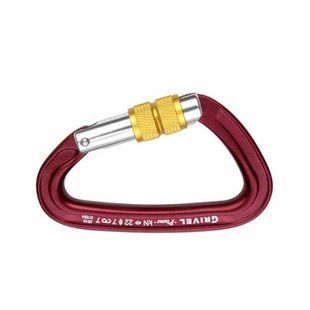 Карабин Grivel K3 Plume Screw Lock, Red (8033971653632)