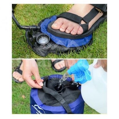Душ кемпінговий Naturehike NH17L101-D, 11л, Blue (6927595721872)