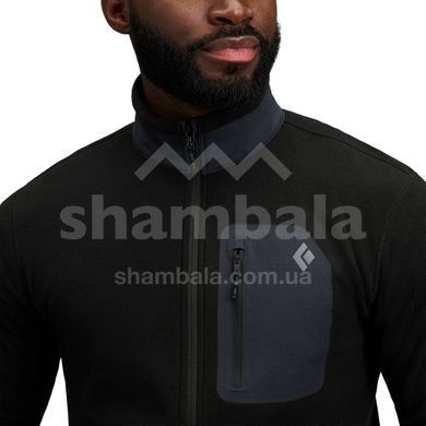 Кофта флисовая мужская Black Diamond M RiftFZ Fleece Jacket, Black/Black, L (BD 7441179008LRG1)