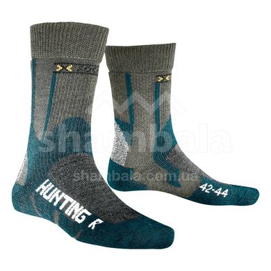 Шкарпетки чоловічі X-Socks Hunting Short, Green/Green, р. 39-41 (XS X20033.X35-39-41)