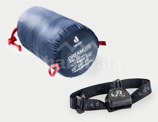 Спальний мішок Deuter DreamLite, Long, Navy Cranberry, Left Zip (DTR 3703021.3524-1-L)