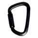 Карабин Singing Rock D Steel Triple Lock Screw Gate, 50kN, Black (8595033365117)