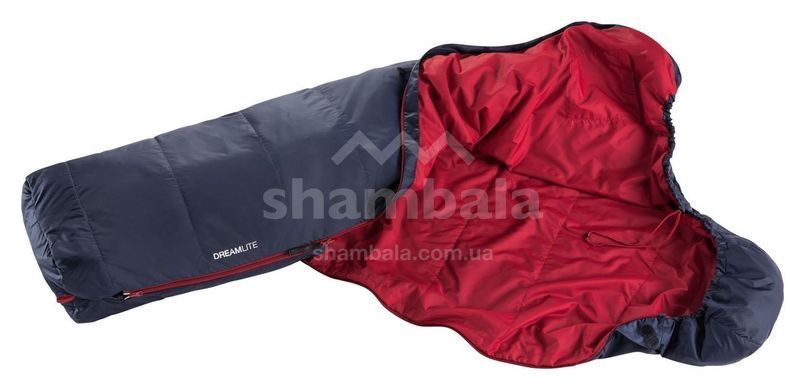 Спальний мішок Deuter DreamLite, Long, Navy Cranberry, Left Zip (DTR 3703021.3524-1-L)
