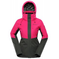 Гірськолижна жіноча тепла мембранна куртка Alpine Pro SARDARA 5, р.M - Pink/Green (LJCU472 558)