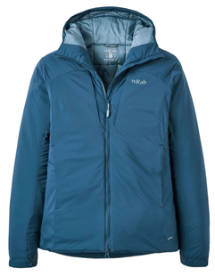 Жіноча утеплена куртка Rab Xenair Alpine Jacket Wmns, Tempest Blue, 8 (RB QIP-10-TMB-08)