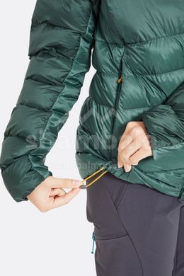 Зимова жіноча куртка Rab Cirrus Ultra Hoody Wmns, Tempest Blue, 08 (QIP-22-TMB-08)