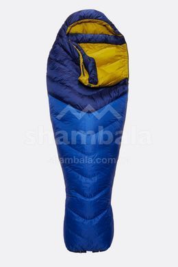 Спальний мішок Rab Neutrino 400 Regular, (-7&deg;C), 185 см - Left Zip, Nightfall Blue (RB QSM-90-NFB-REG-LZ)