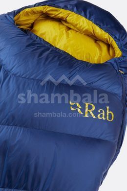 Спальний мішок Rab Neutrino 400 Regular, (-7&deg;C), 185 см - Left Zip, Nightfall Blue (RB QSM-90-NFB-REG-LZ)