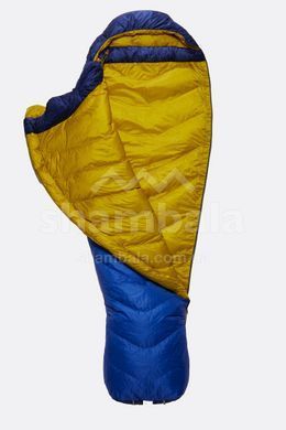 Спальний мішок Rab Neutrino 400 Regular, (-7&deg;C), 185 см - Left Zip, Nightfall Blue (RB QSM-90-NFB-REG-LZ)