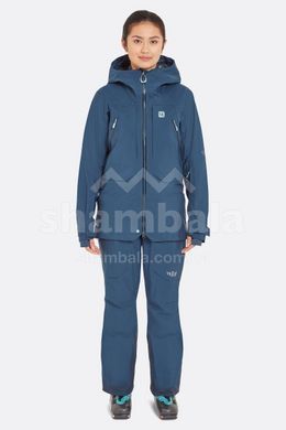 Гірськолижна жіноча мембранна куртка Rab Khroma Converge Jacket Wmns, Tempest Blue, 08 (QFG-28-TMB-08)