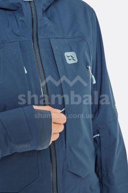 Гірськолижна жіноча мембранна куртка Rab Khroma Converge Jacket Wmns, Tempest Blue, 08 (QFG-28-TMB-08)