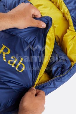 Спальний мішок Rab Neutrino 400 Regular, (-7&deg;C), 185 см - Left Zip, Nightfall Blue (RB QSM-90-NFB-REG-LZ)