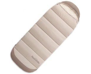 Спальный мешок Naturehike B400 NH21MSD11 (1/-4&deg;С), 190 см - Right Zip, Beige (6927595788301)