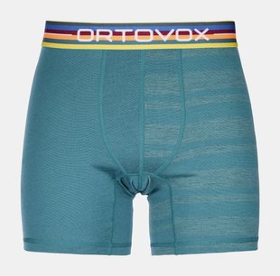 Термотруси чоловічі Ortovox 185 Rock'n'wool Boxer M, pacific green, M (4251422587556)