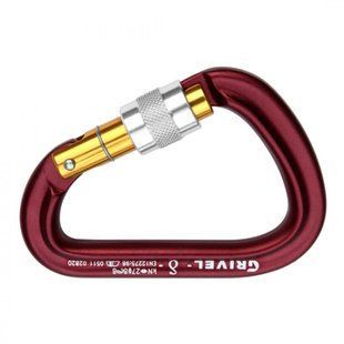 Карабин Grivel K5 Delta Screw Lock, Red (8033971650372)