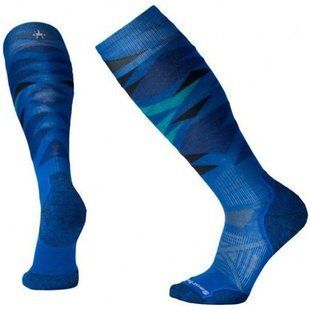 Шкарпетки чоловічі Smartwool PhD Ski Light Pattern Bright Blue, р. XL (SW B01090.378-XL)