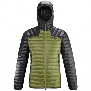 Мужской зимний пуховик для альпинизма Millet K Synth'X Down Hoodie, Fern/Noir - р.XL (MIV 8007.9453-XL)
