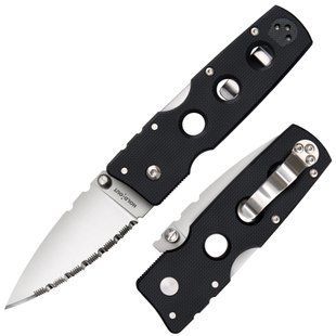 Нож складной Cold Steel Hold Out 3" Serrated Edge Black S35VN (CST CS-11G3S)