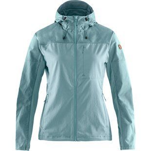 Жіноча трекінгова вітровка Fjallraven Abisko Midsummer Jacket W, Mineral Blue/Clay Blue, XS (7323450601492)