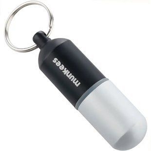 Брелок Munkees Waterproof Capsule, Medium, Black (6932057836261)