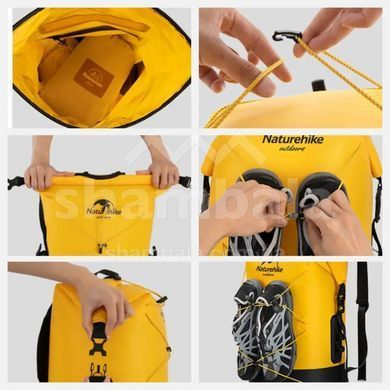 Водонепроникний рюкзак Naturehike NH21FSB04 30, Khaki (6927595788233)