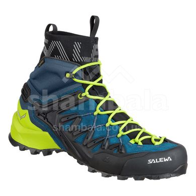 Ботинки мужские Salewa Wildfire Edge Mid Gore-Tex Men's Shoes, Poseidon/Cactus, 42 (SLW 61350.8971)