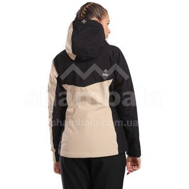 Гірськолижна жіноча мембранна куртка Kilpi FLIP-W, beige/black, 38 (WL0111KIBEG38)