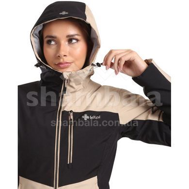 Гірськолижна жіноча мембранна куртка Kilpi FLIP-W, beige/black, 38 (WL0111KIBEG38)