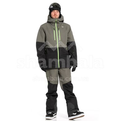 Гірськолижна чоловіча тепла мембранна куртка Rehall Cream, black, L (60306-1000-L) - 2023