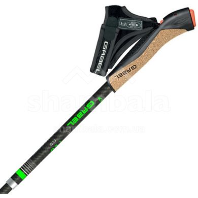 Трекинговые палки для скандинавской ходьбы Gabel FLD Carbon, 105 см, Black (7009400801050)