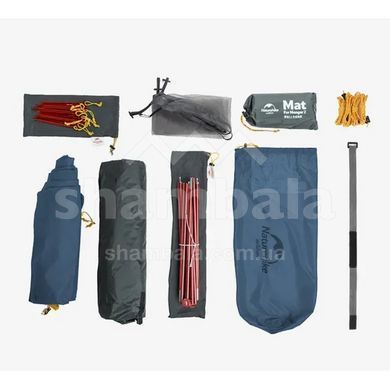 Палатка двухместная ультралёгкая Naturehike Mongar UL NH19M002-J, Dark Blue (100000383)