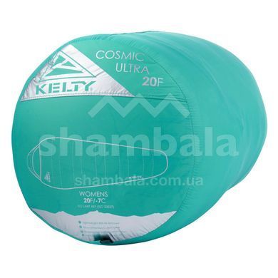 Женский спальный мешок Kelty Cosmic Ultra 20 W (-7 Сᵒ), 172 см - Right Zip, Turquoise (35431021-RR)