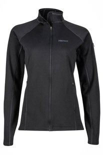 Жіноча флісова кофта з рукавом реглан Marmot Wm's Stretch Fleece Jaket Black, L (MRT 89660.001-L)