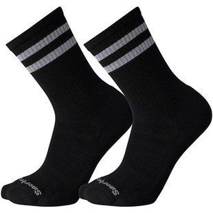 Шкарпетки чоловічі Smartwool Athletic Targeted Cushion Stripe Crew 2 Pack, L - Black (SW SW004113.001-L)