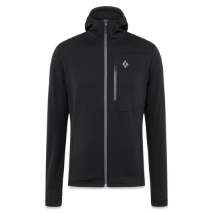 Чоловіча флісова кофта Black Diamond M Coefficient Fleece Hoody, Black, M (BD 744020.0002-M)