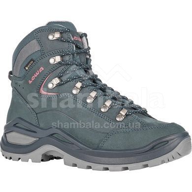 Черевики трекінгові жіночі LOWA Renegade Evo GTX MID W, Steel Blue/Old Rose, 36.0 (321916-9327-36.0)