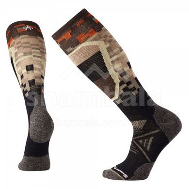 Шкарпетки чоловічі Smartwool PhD Ski Medium Pattern Black, р. L (SW 01330.001-L)